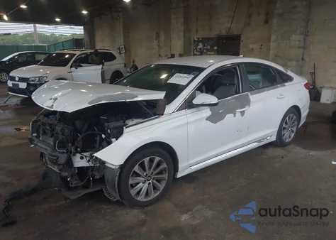 2017 Hyundai Sonata Sport/Limited из США, поврежденный, VIN 5NPE34AF2HH460766